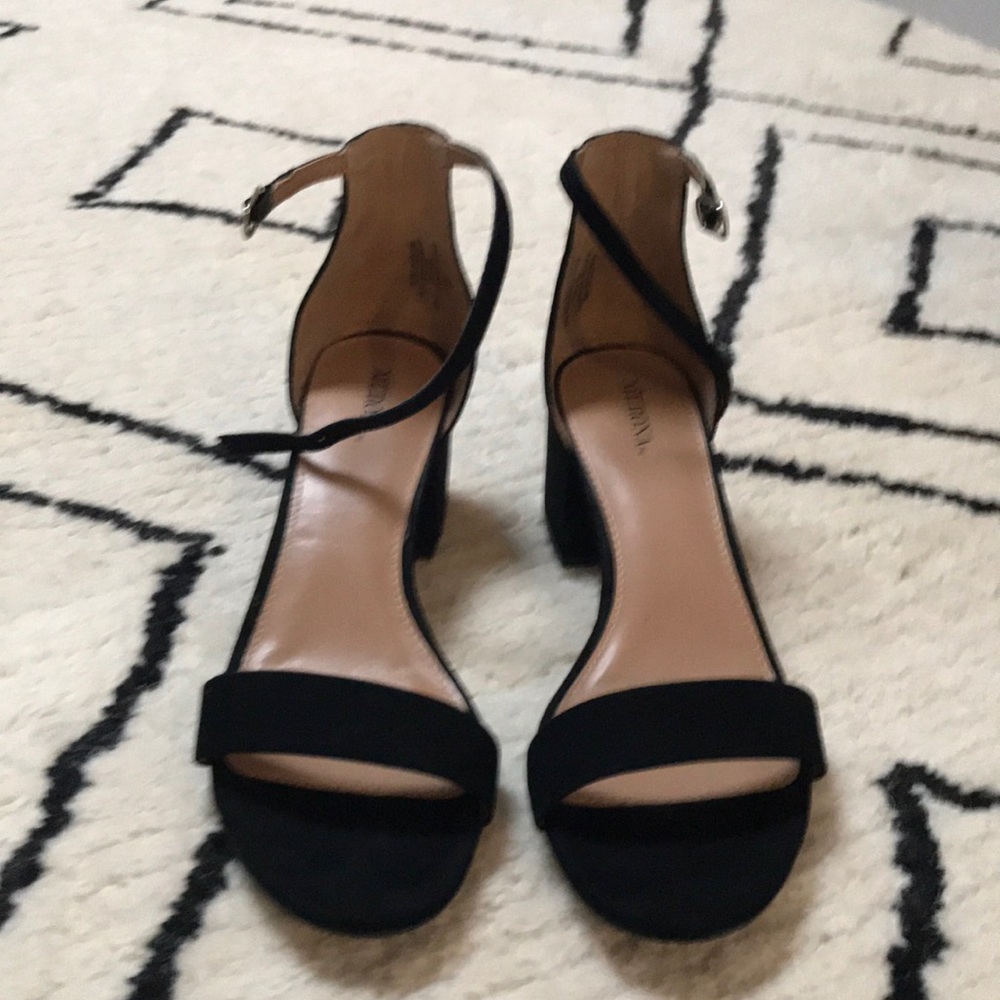 Merona Marcella Black Block Heels
